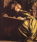 Lord Frederic Leighton The Painters Honeymoon oil painting reproduction